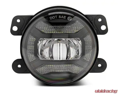Raxiom Axial Series 4" LED Clear Lens Fog Lights Jeep Wrangler JK 2007-2018 - J167046