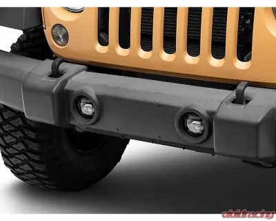 Raxiom Axial Series 4" LED Clear Lens Fog Lights Jeep Wrangler JK 2007-2018 - J167046