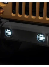 Raxiom Axial Series 4" LED Clear Lens Fog Lights Jeep Wrangler JK 2007-2018                                     - J167046 - Image 8