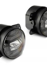Raxiom Axial Series 4" LED Clear Lens Fog Lights Jeep Wrangler JK 2007-2018                                     - J167046 - Image 11