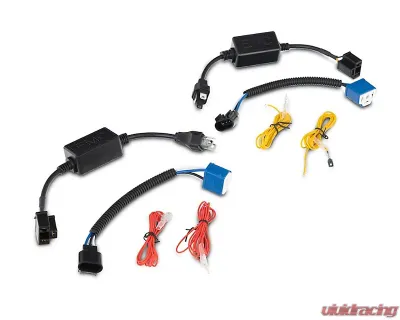 Raxiom Axial Series 7" Clear Lens Black Housing Dragon Eye LED Headlights Jeep Wrangler JK 2007-2018 - J167194