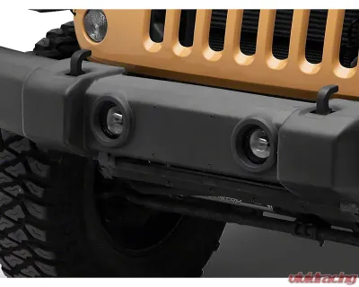 Raxiom Axial Series Clear Lens ABS Plastic Housings LED Fog Lights Jeep Wrangler JK 2007-2018 - J169676