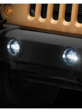 Raxiom Axial Series Clear Lens ABS Plastic Housings LED Fog Lights Jeep Wrangler JK 2007-2018                                     - J169676 - Image 8