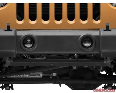 Raxiom Axial Series Clear Lens ABS Plastic Housings LED Fog Lights Jeep Wrangler JK 2007-2018 - J169676