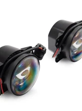 Raxiom Axial Series Clear Lens ABS Plastic Housings LED Fog Lights Jeep Wrangler JK 2007-2018                                     - J169676 - Image 9