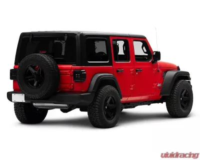 Raxiom Axial Series Smoked Lens Black Housing Linear LED Tail Lights Jeep Wrangler JL w/ Factory Halogen Tail Lights 2018-2023 - J170483