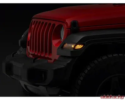 Raxiom Axial Series Smoked Lens LED Side Marker Lights Jeep Wrangler JL | Gladiator JT 2018-2024 - J170484