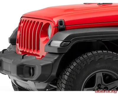 Raxiom Axial Series Smoked Lens LED Side Marker Lights Jeep Wrangler JL | Gladiator JT 2018-2024 - J170484