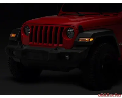 Raxiom Axial Series Smoked Lens LED Side Marker Lights Jeep Wrangler JL | Gladiator JT 2018-2024 - J170484