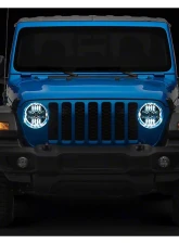 Raxiom Axial Series Clear Lens Black Housing 9" Angel Eye LED Headlights Jeep Wrangler JL | Gladiator JT 2018-2024                                     - J171705 - Image 17