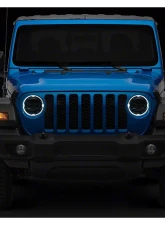 Raxiom Axial Series Clear Lens Black Housing 9" Angel Eye LED Headlights Jeep Wrangler JL | Gladiator JT 2018-2024                                     - J171705 - Image 18