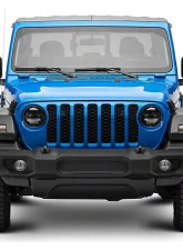 Raxiom Axial Series Clear Lens Black Housing 9" Angel Eye LED Headlights Jeep Wrangler JL | Gladiator JT 2018-2024                                     - J171705 - Image 19