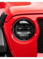 Raxiom Axial Series Clear Lens Black Housing 9" Angel Eye LED Headlights Jeep Wrangler JL | Gladiator JT 2018-2024                                     - J171705 - Image 9