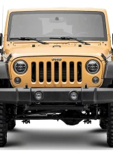 Raxiom Clear Lens Black Housing 7" LED Headlights w/ DRL Turn Signals Jeep Wrangler JK 2007-2018                                     - J173078 - Image 12