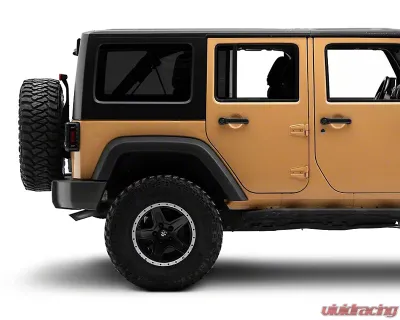 Raxiom Axial Series Smoked Lens Black Housing Trident LED Tail Lights Jeep Wrangler JK 2007-2018 - J173718