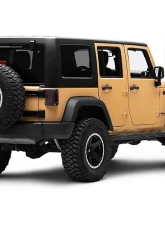 Raxiom Axial Series Clear Lens Black Housing Trident LED Tail Lights Jeep Wrangler JK 2007-2018                                     - J173719 - Image 12