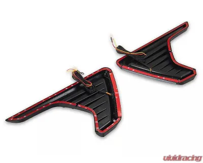 Raxiom LED Fender Vent Lighting w/ DRL & Turn Signal Jeep Wrangler JL | Gladiator 2018-2023 - J177414