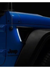 Raxiom LED Fender Vent Lighting w/ DRL & Turn Signal Jeep Wrangler JL | Gladiator 2018-2023                                     - J177414 - Image 14