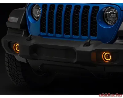 Raxiom Axial Series Angel Eye LED Fog Lights Jeep Wrangler JL | Gladiator JT 2018-2024 - J177415