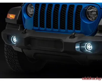 Raxiom Axial Series Angel Eye LED Fog Lights Jeep Wrangler JL | Gladiator JT 2018-2024 - J177415