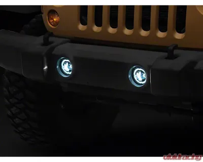 Raxiom Axial Series Angel Eye LED Fog Lights Jeep Wrangler JL | Gladiator JT 2018-2024 - J177415