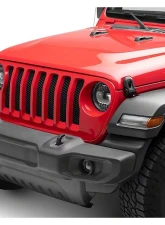 Raxiom Axial Series Clear Lens Black Housing 9" Angel Eye LED Headlights & LED Fog Lights Jeep Wrangler JL | Gladiator JT 2018-2024                                     - J177416 - Image 16
