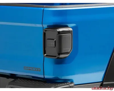 Raxiom Axial Series Smoked Lens Black Housing LED Tail Lights Jeep Gladiator JT w/out Factory Halogen Tail Lights 2020-2023 - JG10568