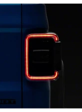 Raxiom Axial Series Smoked Lens Black Housing LED Tail Lights Jeep Gladiator JT w/out Factory Halogen Tail Lights 2020-2023                                     - JG10568 - Image 9