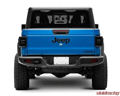 Raxiom Axial Series Smoked Lens Black Housing LED Tail Lights Jeep Gladiator JT w/out Factory Halogen Tail Lights 2020-2023 - JG10568