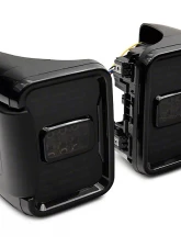 Raxiom Axial Series Smoked Lens Black Housing LED Tail Lights Jeep Gladiator JT w/out Factory Halogen Tail Lights 2020-2023                                     - JG10568 - Image 13