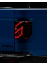 Raxiom Axial Series Smoked Lens Black Housing LED Tail Lights Jeep Gladiator JT w/ Factory Halogen Tail Lights 2020-2023                                     - JG18584 - Image 5