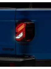 Raxiom Axial Series Smoked Lens Black Housing LED Tail Lights Jeep Gladiator JT w/ Factory Halogen Tail Lights 2020-2023                                     - JG18584 - Image 6