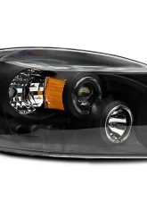Raxiom Clear Lens Black Housing LED Halo Projector Headlights Dodge Ram 1500 2006-2008                                     - R110149 - Image 2