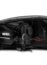 Raxiom Clear Lens Black Housing LED Halo Projector Headlights Dodge Ram 1500 2006-2008                                     - R110149 - Image 3