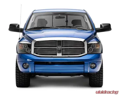 Raxiom Clear Lens Black Housing LED Halo Projector Headlights Dodge Ram 1500 2006-2008 - R110149