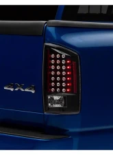 Raxiom Clear Lens Black Housing LED Tail Lights Dodge Ram 1500 2007-2008                                     - R110152 - Image 4