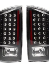 Raxiom Clear Lens Black Housing LED Tail Lights Dodge Ram 1500 2007-2008                                     - R110152 - Image 7