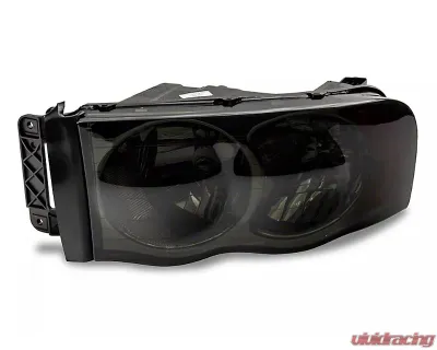 Raxiom Axial Series Smoked Lens Chrome Housing OEM Style Replacement Headlights Dodge Ram 1500 | 2500 | 3500 2002-2005 - R118009