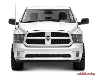 Raxiom Axial Series Clear Lens Black Housing Euro Style Headlights w/ Dual Bulb Ram 1500 | 2500 | 3500 w/ Factory Halogen Non-Projector Headlights 2009-2018 - R118016