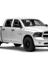 Raxiom Axial Series Clear Lens Black Housing Euro Style Headlights w/ Dual Bulb Ram 1500 | 2500 | 3500 w/ Factory Halogen Non-Projector Headlights 2009-2018                                     - R118016 - Image 12