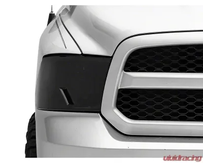 Raxiom Axial Series Smoked Lens Chrome Housing OEM Style Replacement Headlights w/ Single Bulb Ram 1500 | 2500 | 3500 w/ Factory Halogen Non-Projector Headlights 2009-2018 - R118019