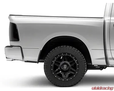 Raxiom Axial Series Smoked Lens Black Housing LED Tail Lights Ram 1500 | 2500 | 3500 w/ Factory Halogen Tail Lights 2009-2018 - R131284