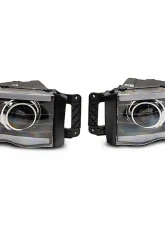 Raxiom Axial Series Clear Lens Black Housing LED Projector Headlights Dodge Ram 1500 | 2500 | 3500 2002-2005                                     - R131477 - Image 6