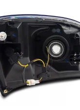 Raxiom Clear Lens Black Housing Axial Series Headlights w/ Sequential LED Bar Dodge Ram 1500 | 2500 | 3500 2006-2009                                     - R131480 - Image 6