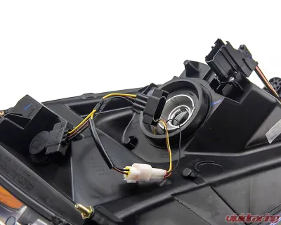 Raxiom Clear Lens Black Housing Axial Series Headlights w/ Sequential LED Bar Dodge Ram 1500 | 2500 | 3500 2006-2009 - R131480