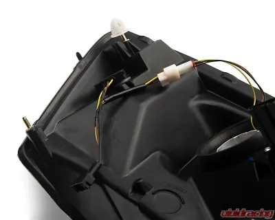 Raxiom Clear Lens Black Housing Axial Series Headlights w/ Sequential LED Bar Dodge Ram 1500 | 2500 | 3500 2006-2009 - R131480