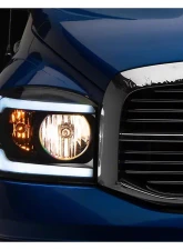 Raxiom Clear Lens Black Housing Axial Series Headlights w/ Sequential LED Bar Dodge Ram 1500 | 2500 | 3500 2006-2009                                     - R131480 - Image 9