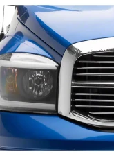 Raxiom Clear Lens Black Housing Axial Series Headlights w/ Sequential LED Bar Dodge Ram 1500 | 2500 | 3500 2006-2009                                     - R131480 - Image 11