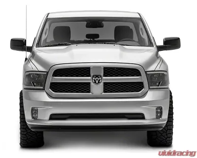 Raxiom Axial Series Clear Lens Black Housing Headlights w/ LED Bar Ram 1500 | 2500 | 3500 w/ Factory Halogen Non-Projector Headlights 2009-2018 - R131481