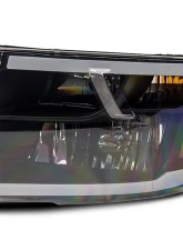 Raxiom Axial Series Clear Lens Black Housing Headlights w/ Sequential LED Bar Ram 1500 | 2500 | 3500 w/ Factory Halogen Non-Projector Headlights 2009-2018                                     - R131482 - Image 2